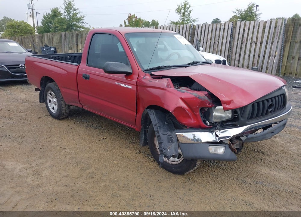 2004 TOYOTA TACOMA VIN: 5TENL42N94Z355171
