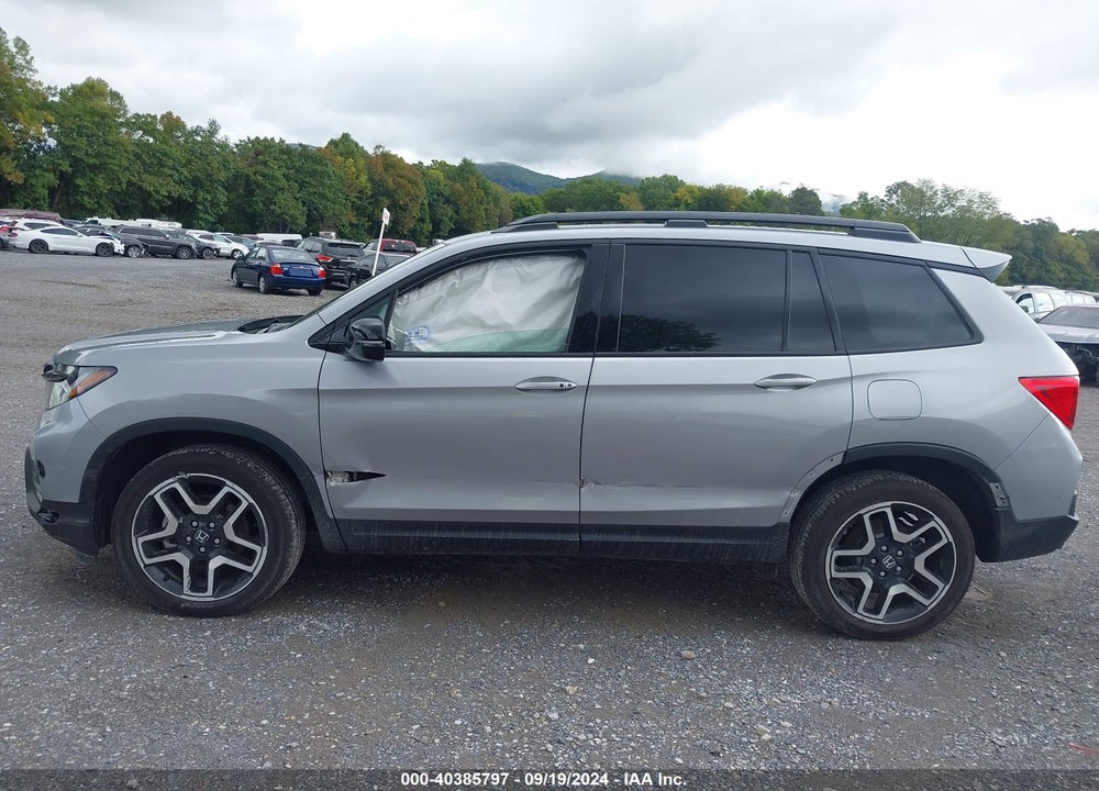 2022 HONDA PASSPORT AWD ELITE VIN: 5FNYF8H02NB004337