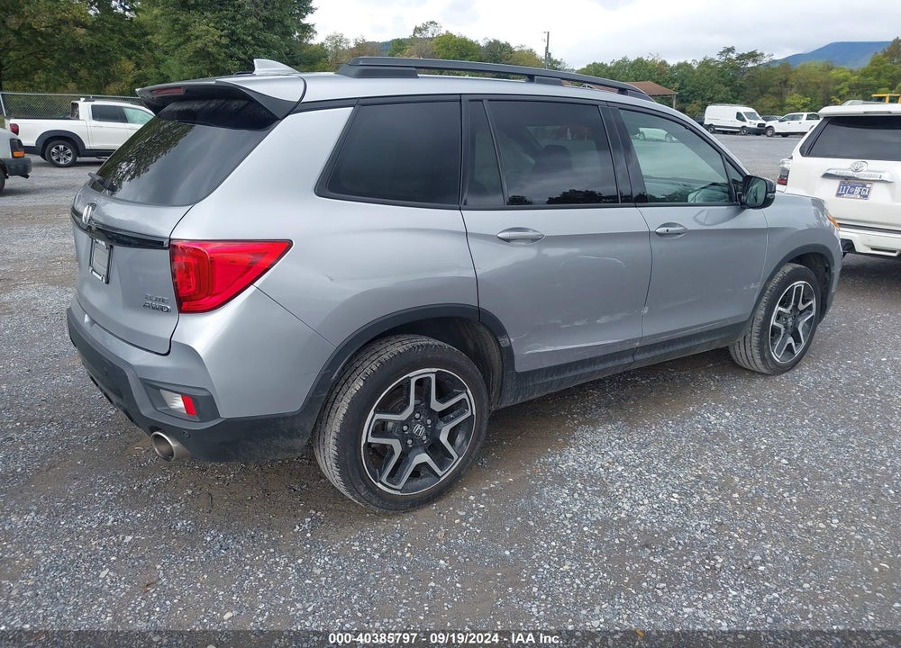 2022 HONDA PASSPORT AWD ELITE VIN: 5FNYF8H02NB004337