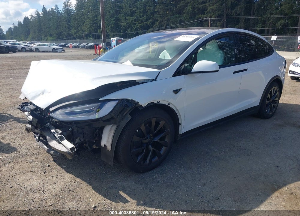 2023 TESLA MODEL X DUAL MOTOR ALL-WHEEL DRIVE/STANDARD RANGE VIN: 7SAXCDE5XPF371604