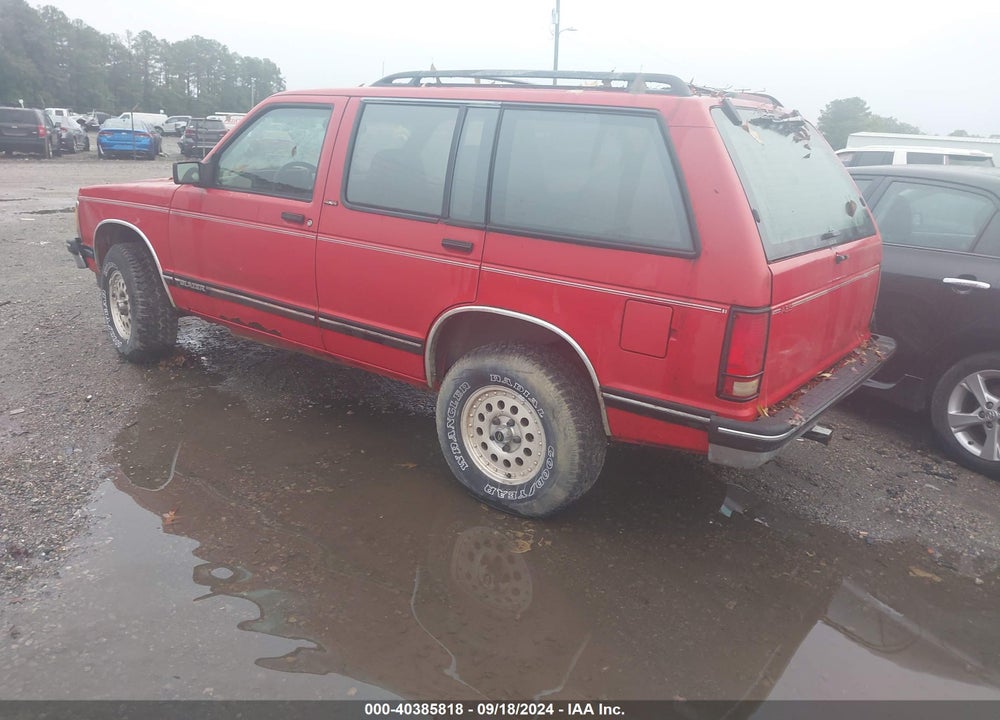 1994 CHEVROLET BLAZER S10 VIN: 1GNDT13W5R2110596