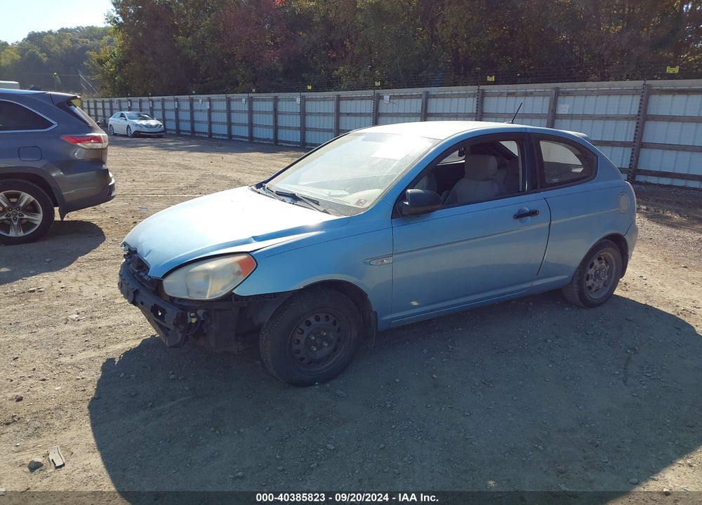 2009 HYUNDAI ACCENT GS VIN: KMHCM36C19U120220