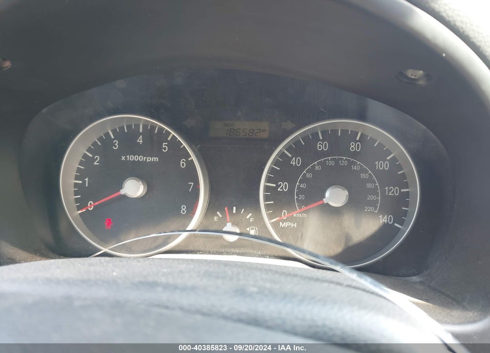 2009 HYUNDAI ACCENT GS VIN: KMHCM36C19U120220