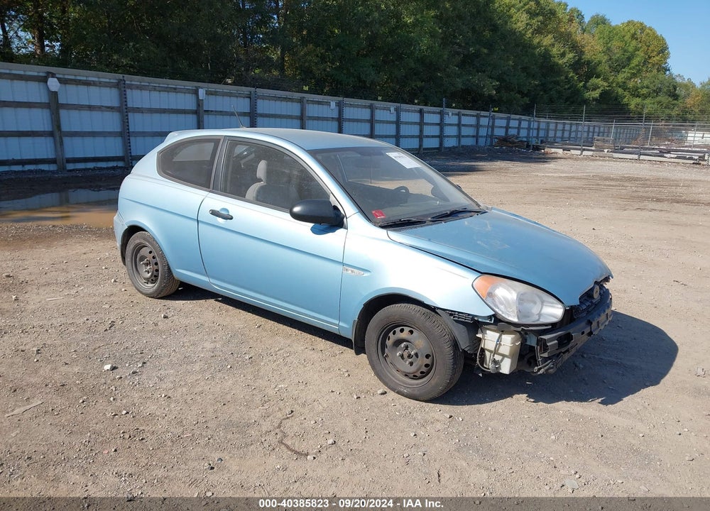 2009 HYUNDAI ACCENT GS VIN: KMHCM36C19U120220