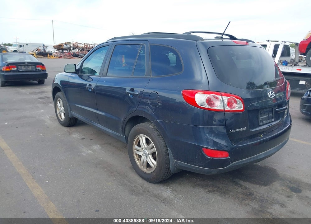 2012 HYUNDAI SANTA FE GLS VIN: 5XYZGDAB9CG163268