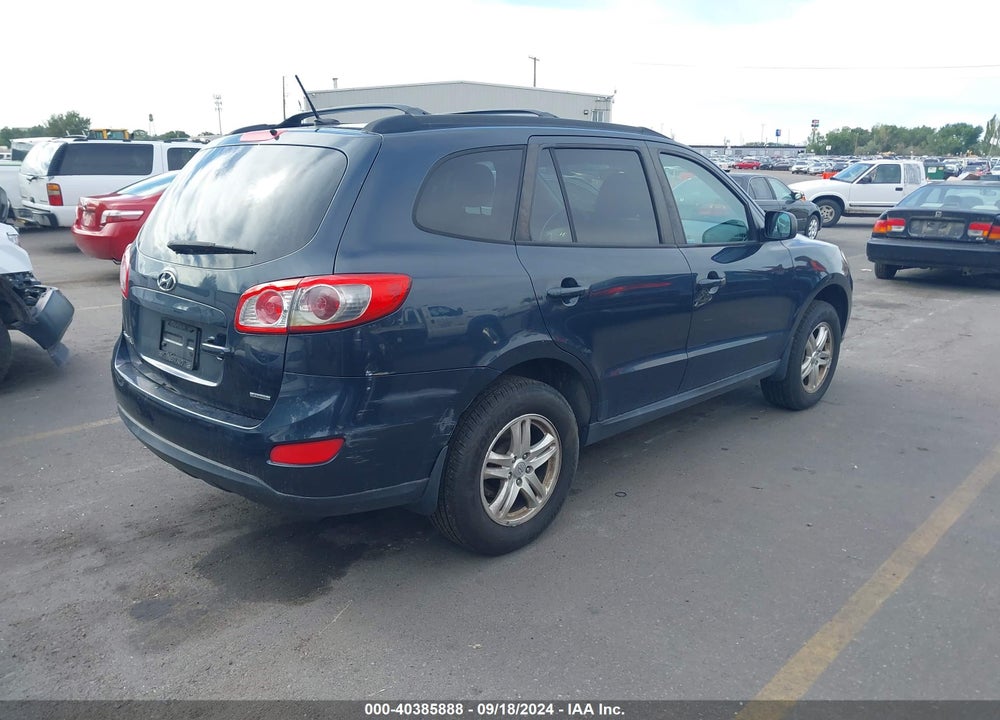 2012 HYUNDAI SANTA FE GLS VIN: 5XYZGDAB9CG163268