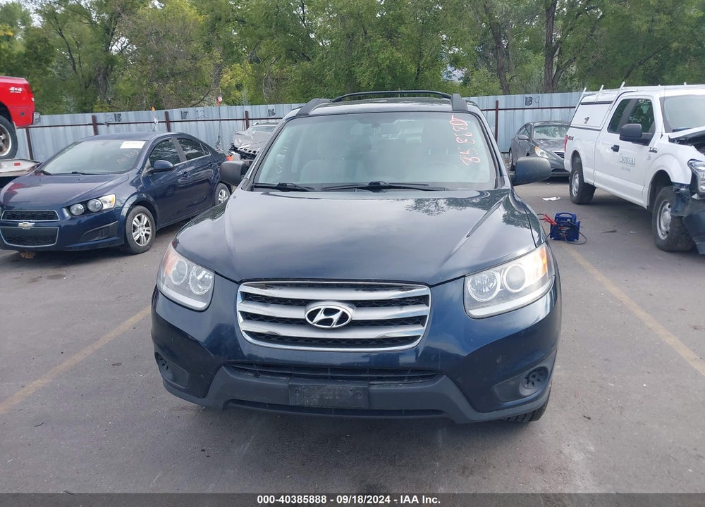 2012 HYUNDAI SANTA FE GLS VIN: 5XYZGDAB9CG163268