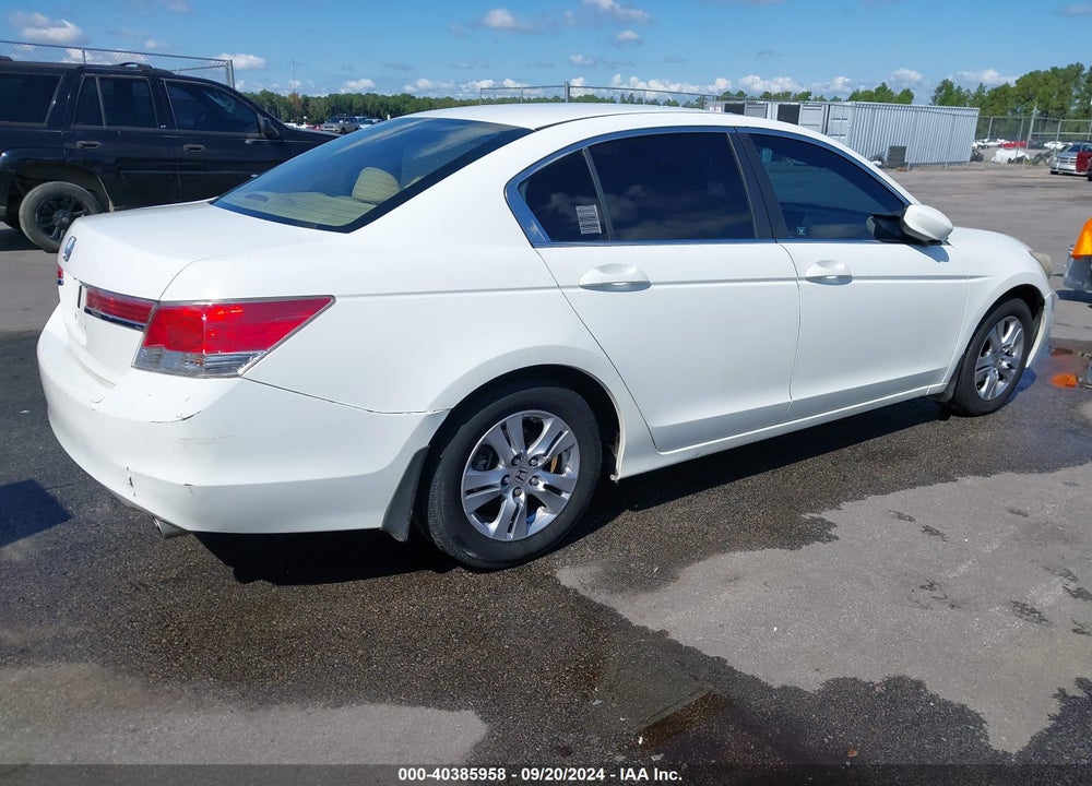 2012 HONDA ACCORD 2.4 SE VIN: 1HGCP2F68CA007830