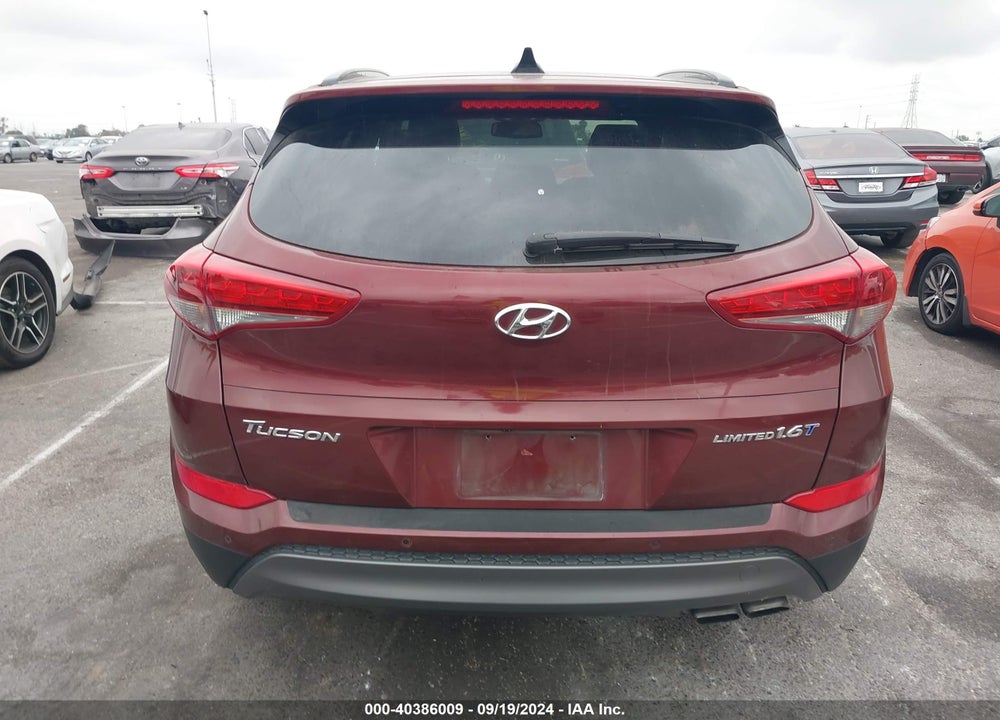 2016 HYUNDAI TUCSON LIMITED VIN: KM8J33A29GU179344