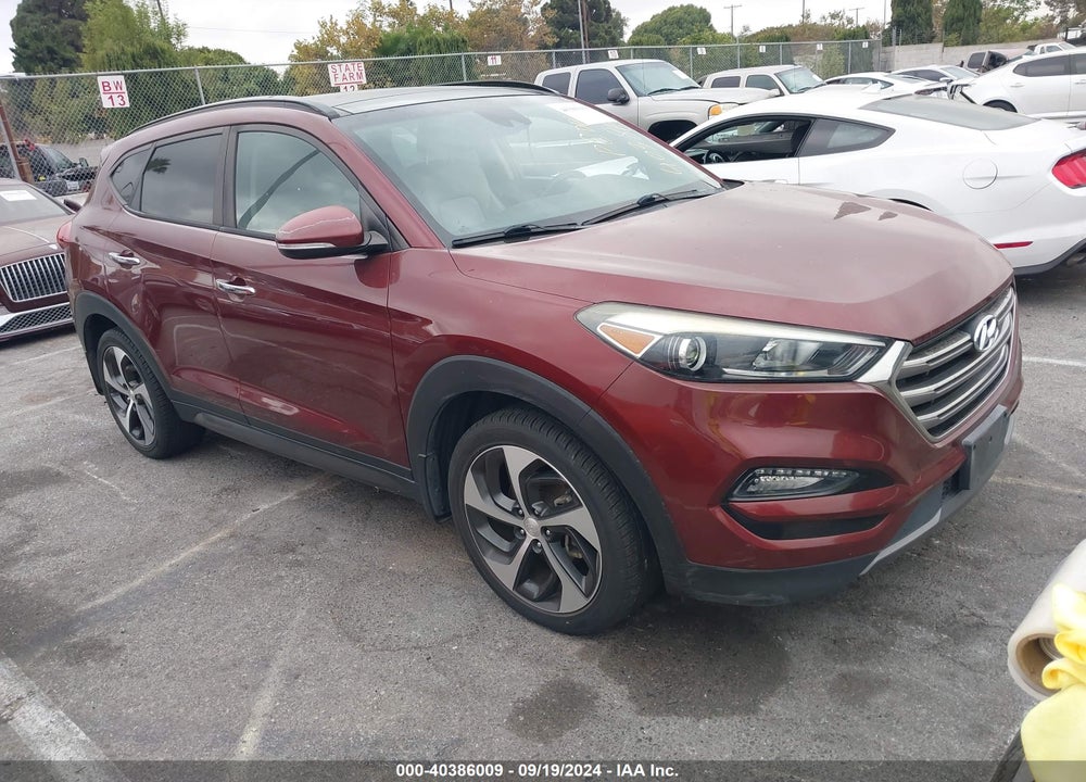 2016 HYUNDAI TUCSON LIMITED VIN: KM8J33A29GU179344