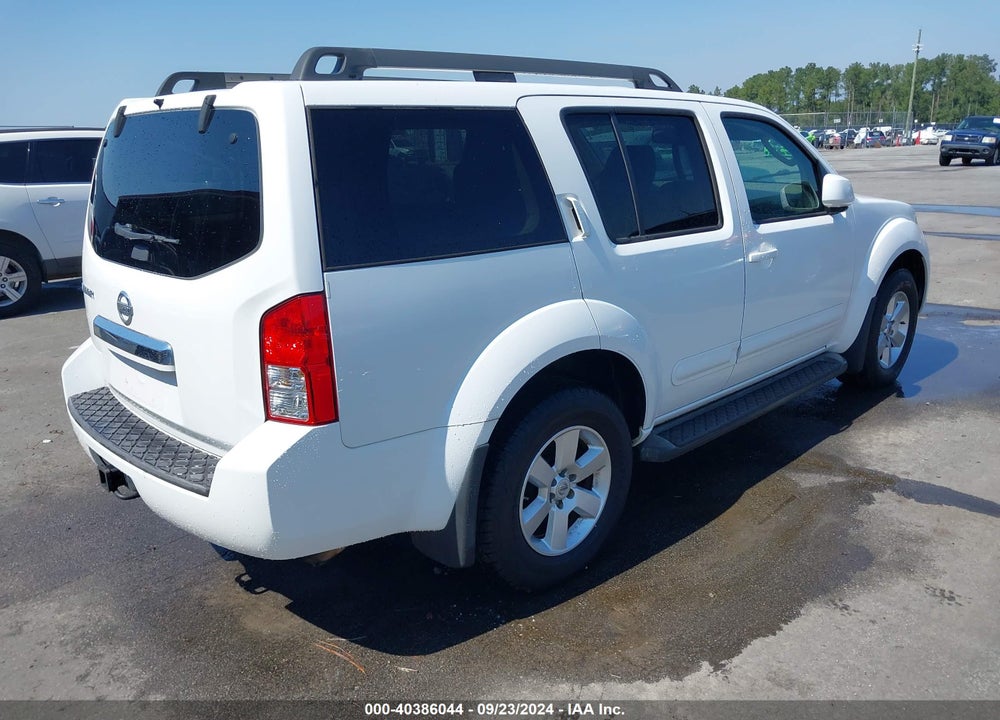 2012 NISSAN PATHFINDER SV VIN: 5N1AR1NN8CC604561