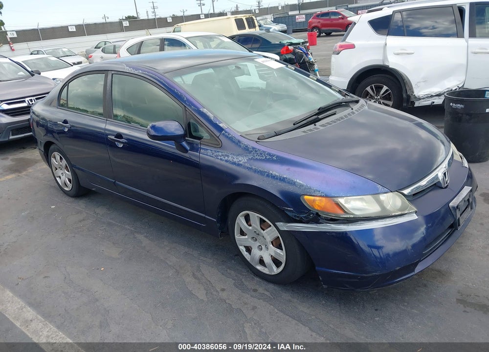 2007 HONDA CIVIC LX VIN: 2HGFA16537H511158