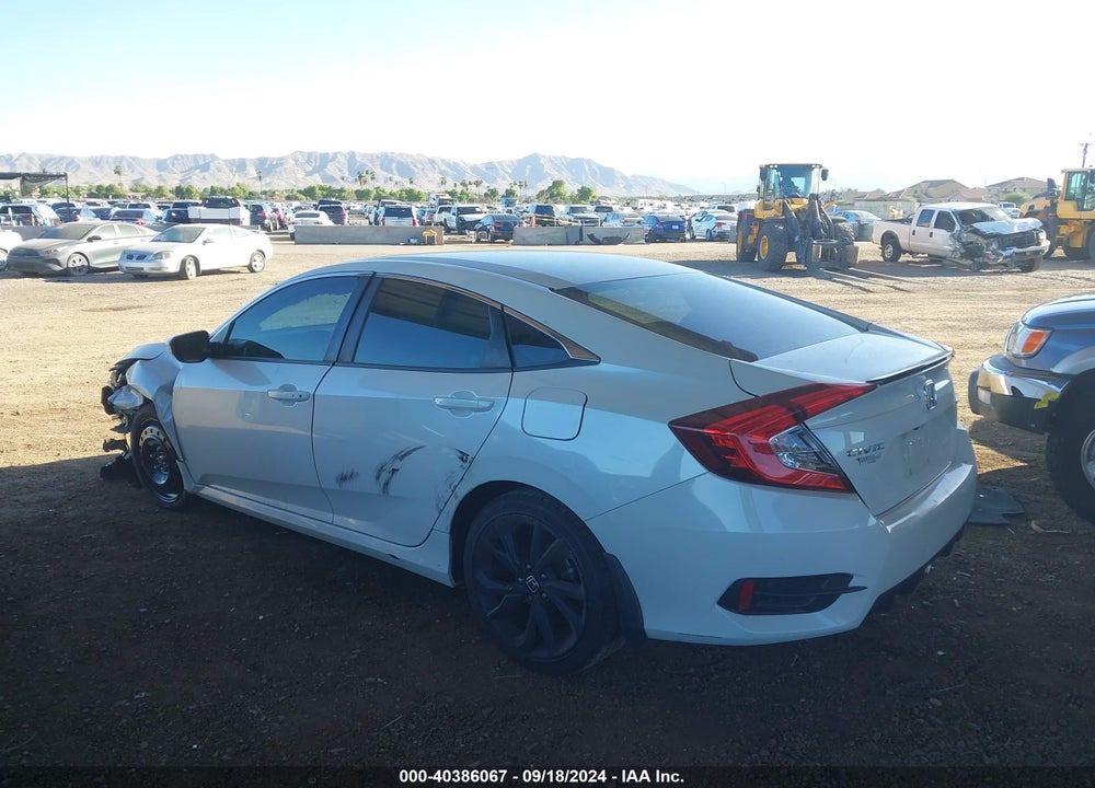 2020 HONDA CIVIC SPORT VIN: 2HGFC2F83LH589105