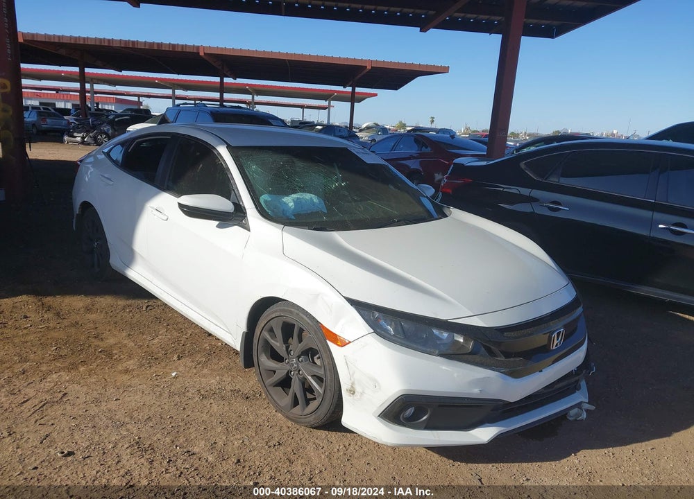 2020 HONDA CIVIC SPORT VIN: 2HGFC2F83LH589105