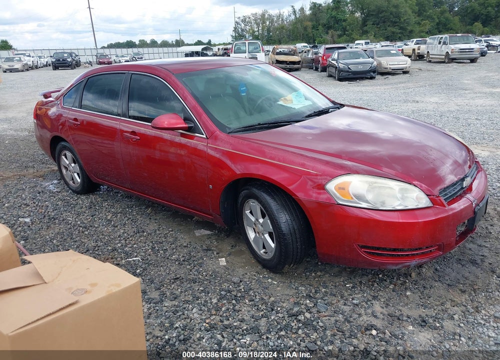 2008 CHEVROLET IMPALA VIN: 2G1WT58K781295823