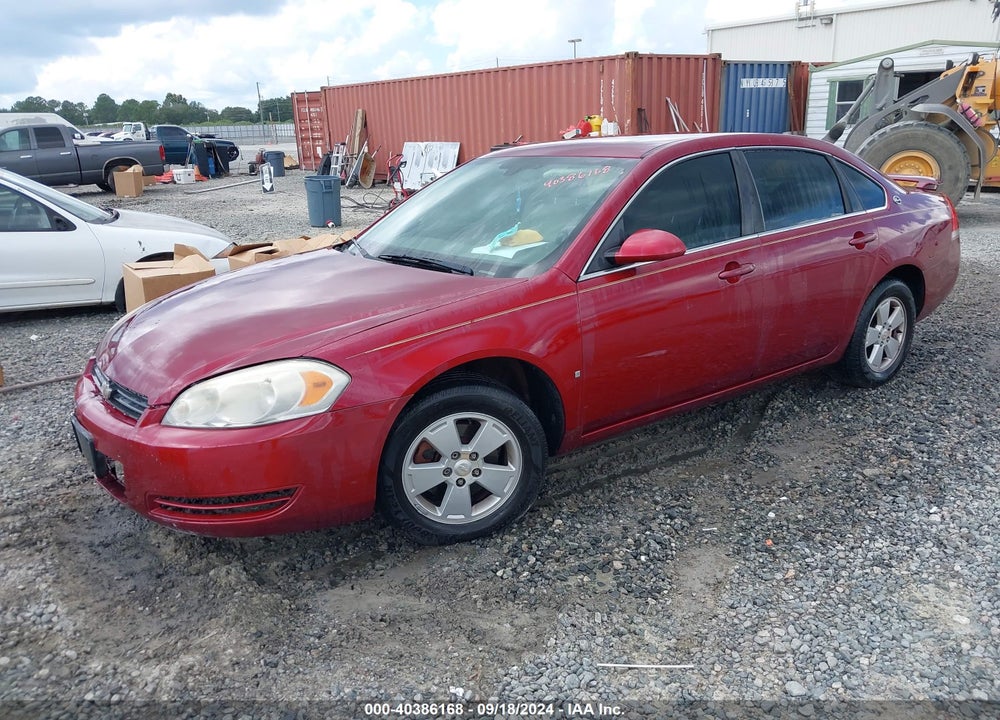 2008 CHEVROLET IMPALA VIN: 2G1WT58K781295823