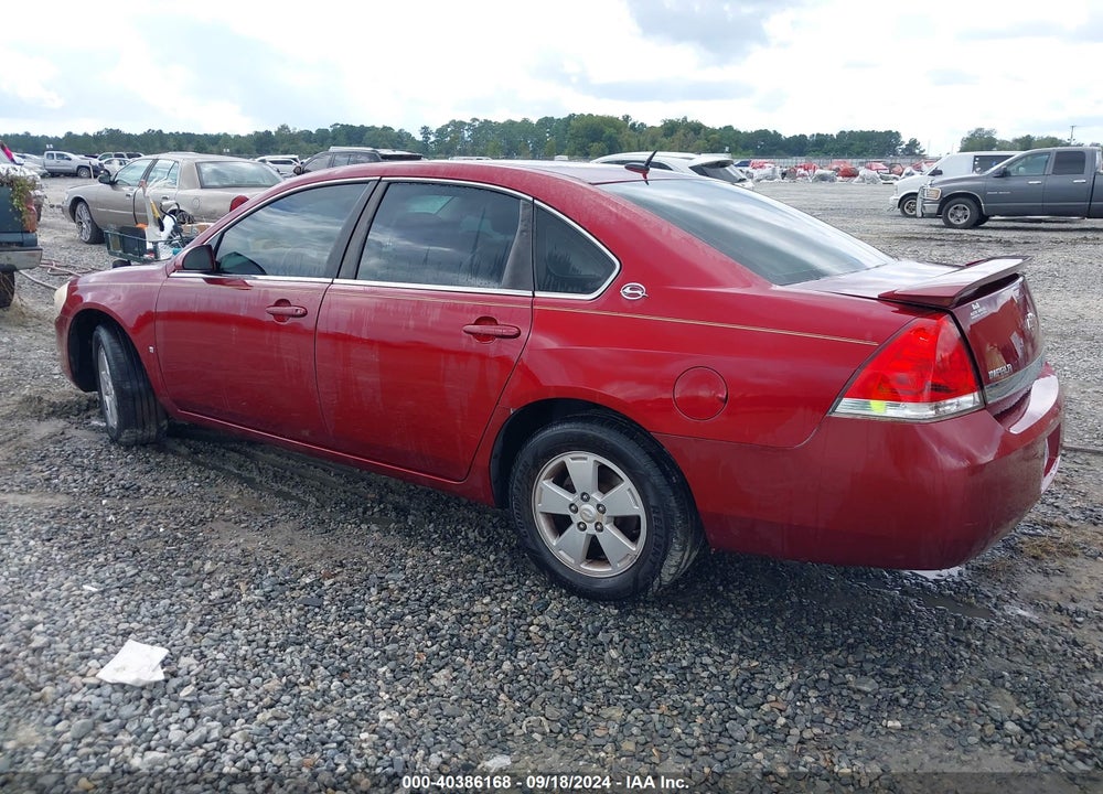 2008 CHEVROLET IMPALA VIN: 2G1WT58K781295823
