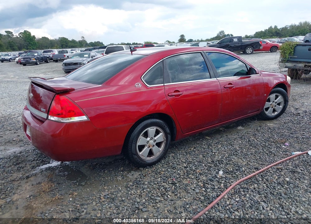 2008 CHEVROLET IMPALA VIN: 2G1WT58K781295823