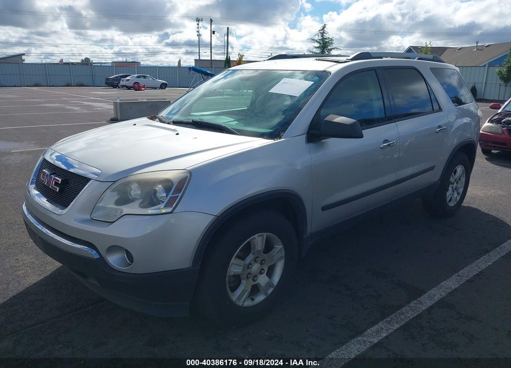 2010 GMC ACADIA SL VIN: 1GKLRKED6AJ185195