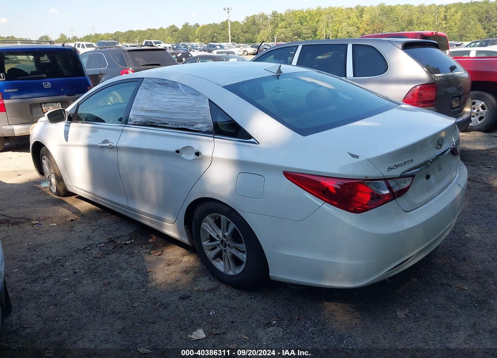 2012 HYUNDAI SONATA GLS VIN: 5NPEB4AC6CH404198