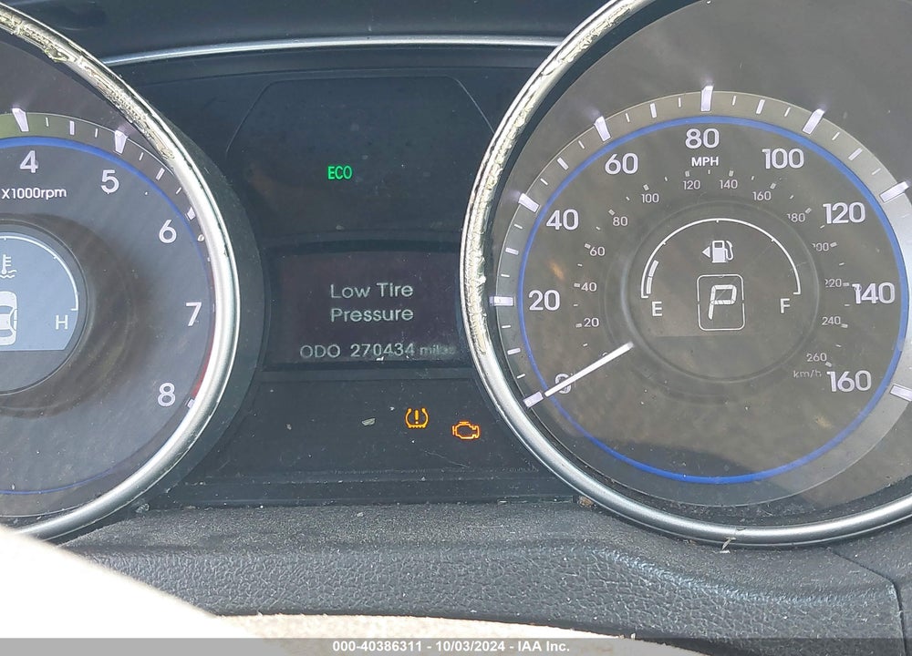 2012 HYUNDAI SONATA GLS VIN: 5NPEB4AC6CH404198