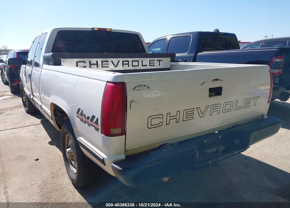 1998 CHEVROLET K1500 FLEETSIDE VIN: 1GCEK19M3WE234835