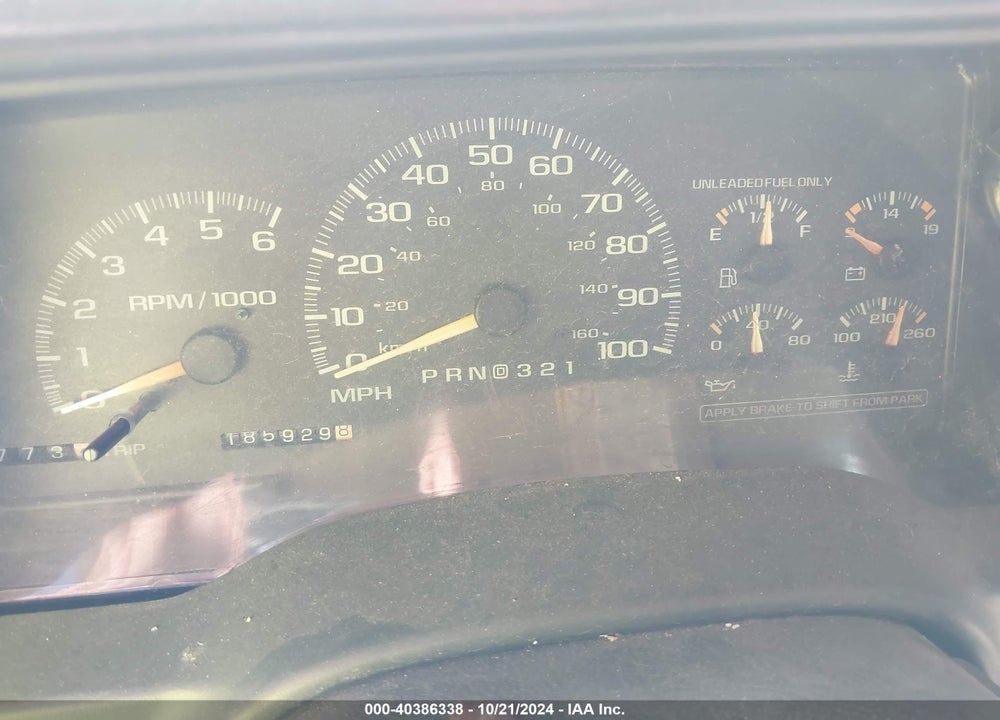 1998 CHEVROLET K1500 FLEETSIDE VIN: 1GCEK19M3WE234835