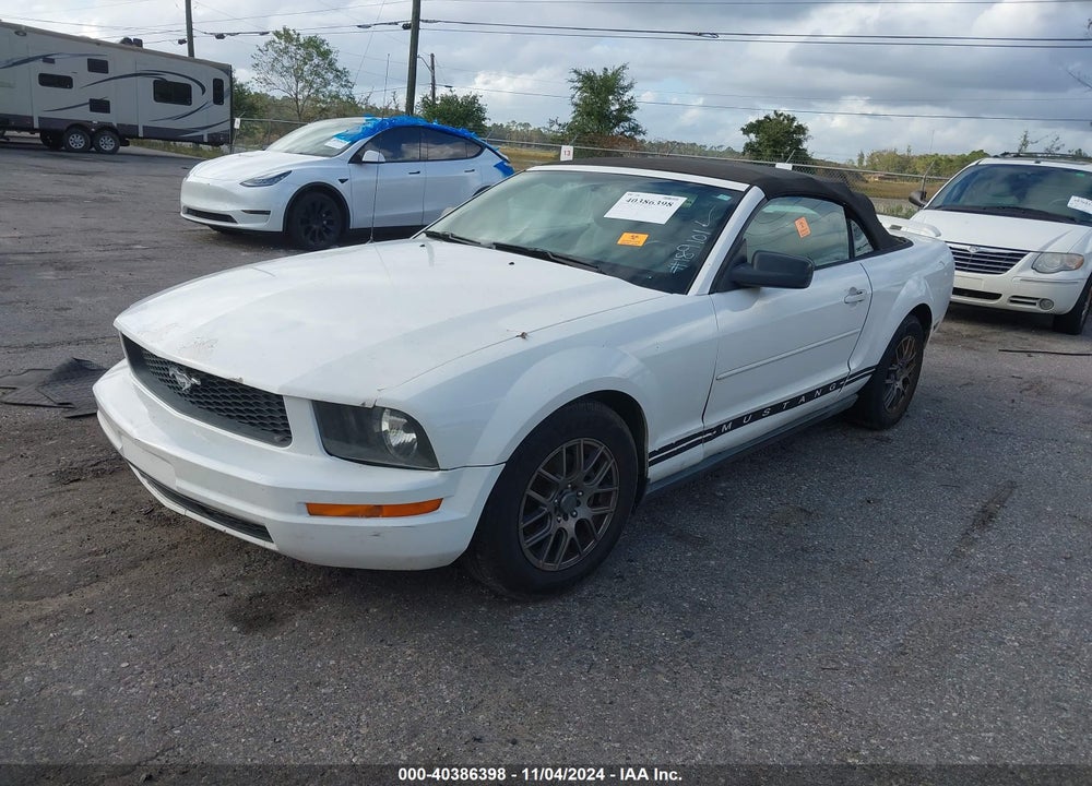 2006 FORD MUSTANG V6 VIN: 1ZVFT84N765189101