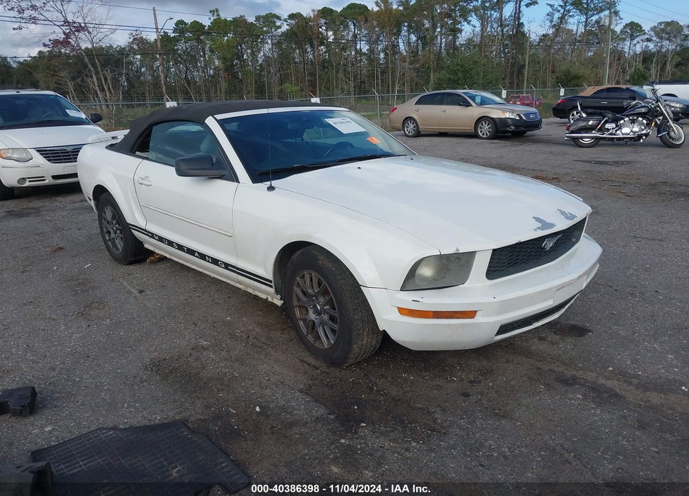 2006 FORD MUSTANG V6 VIN: 1ZVFT84N765189101