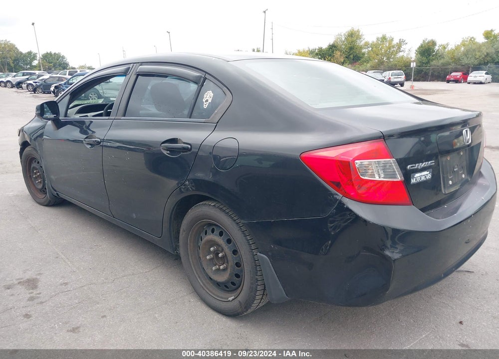2012 HONDA CIVIC EX VIN: 19XFB2F88CE378785