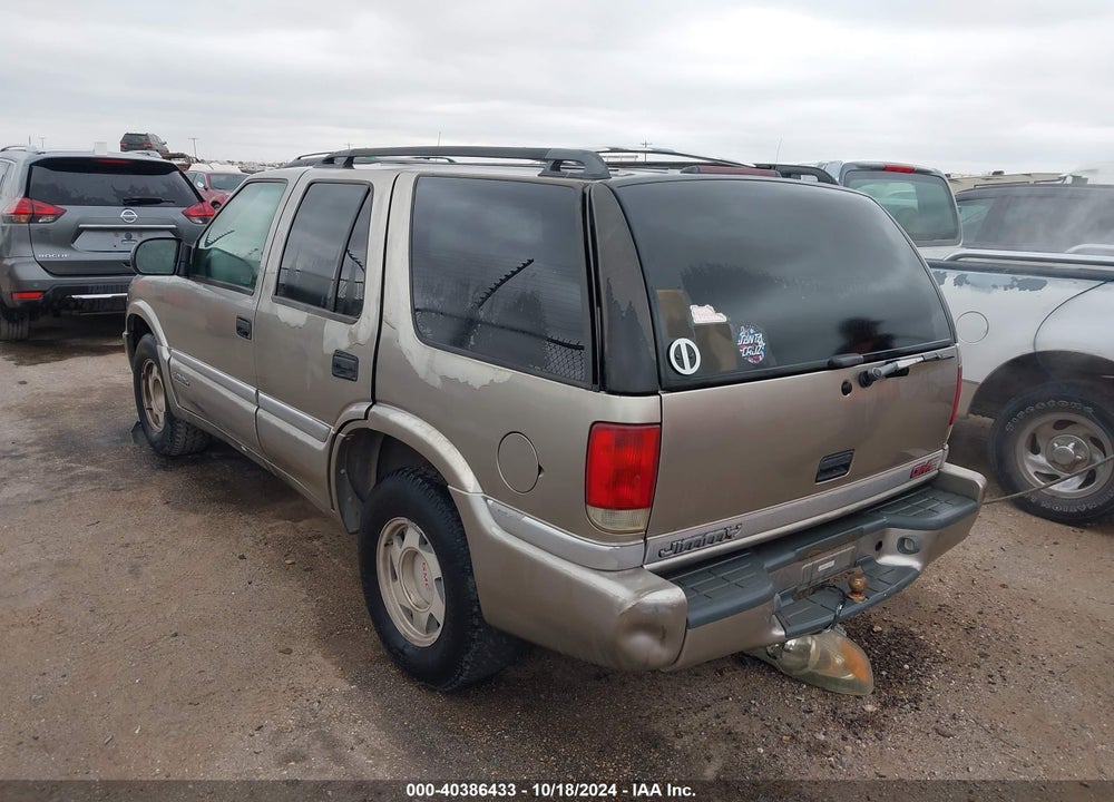 2000 GMC JIMMY SLT VIN: 1GKCS13W4Y2132809