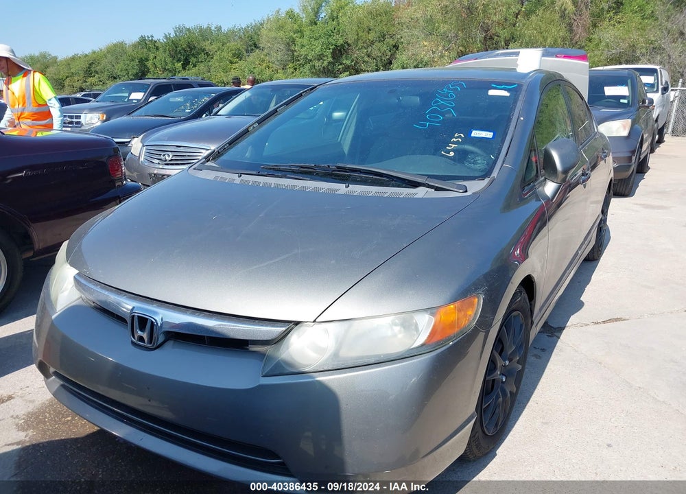 2007 HONDA CIVIC LX VIN: 1HGFA165X7L077937