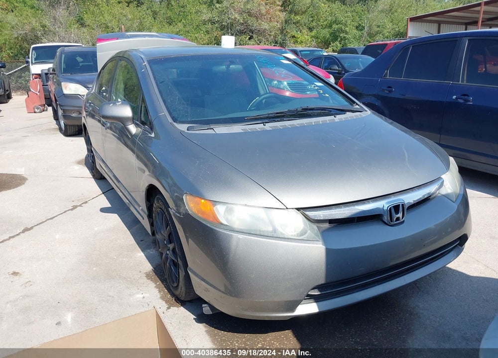 2007 HONDA CIVIC LX VIN: 1HGFA165X7L077937