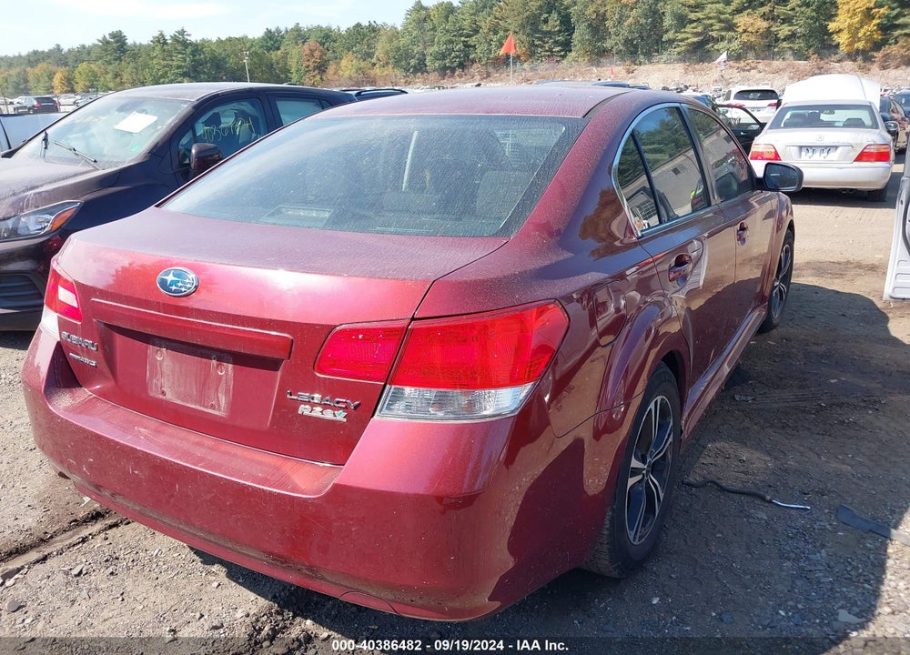 2011 SUBARU LEGACY 2.5I VIN: 4S3BMBA66B3217002
