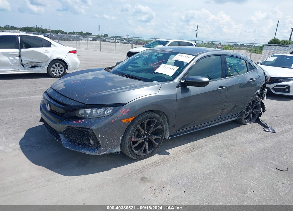 2018 HONDA CIVIC SPORT VIN: SHHFK7G41JU202983