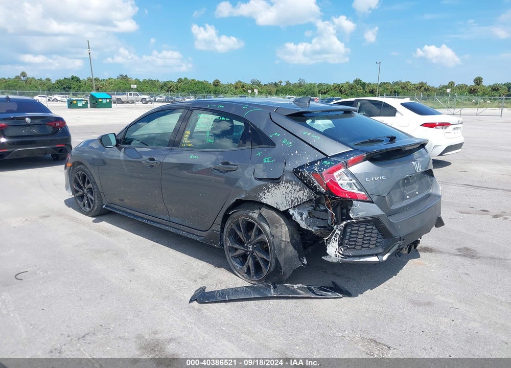 2018 HONDA CIVIC SPORT VIN: SHHFK7G41JU202983
