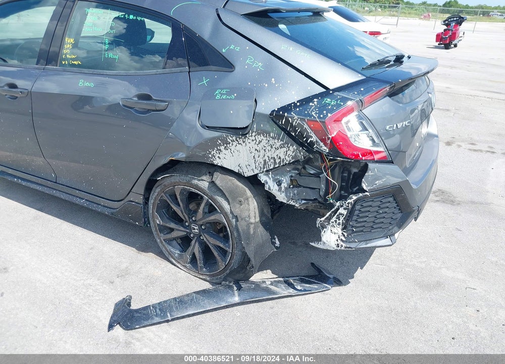 2018 HONDA CIVIC SPORT VIN: SHHFK7G41JU202983
