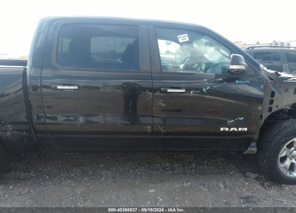 2019 RAM 1500 BIG HORN/LONE STAR 4X4 5'7 BOX VIN: 1C6RRFFG7KN911556