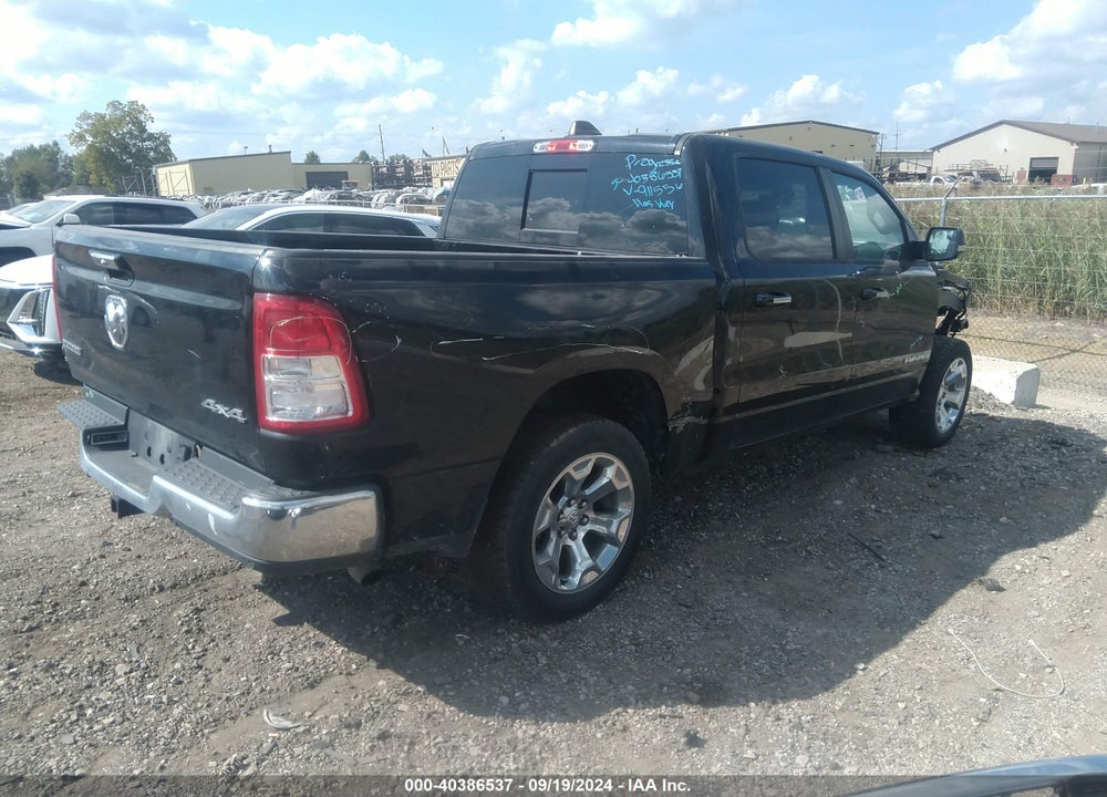 2019 RAM 1500 BIG HORN/LONE STAR 4X4 5'7 BOX VIN: 1C6RRFFG7KN911556