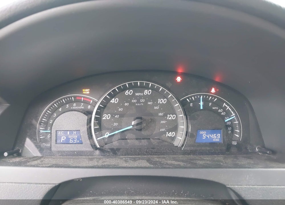 2013 TOYOTA CAMRY LE VIN: 4T1BF1FK4DU280103