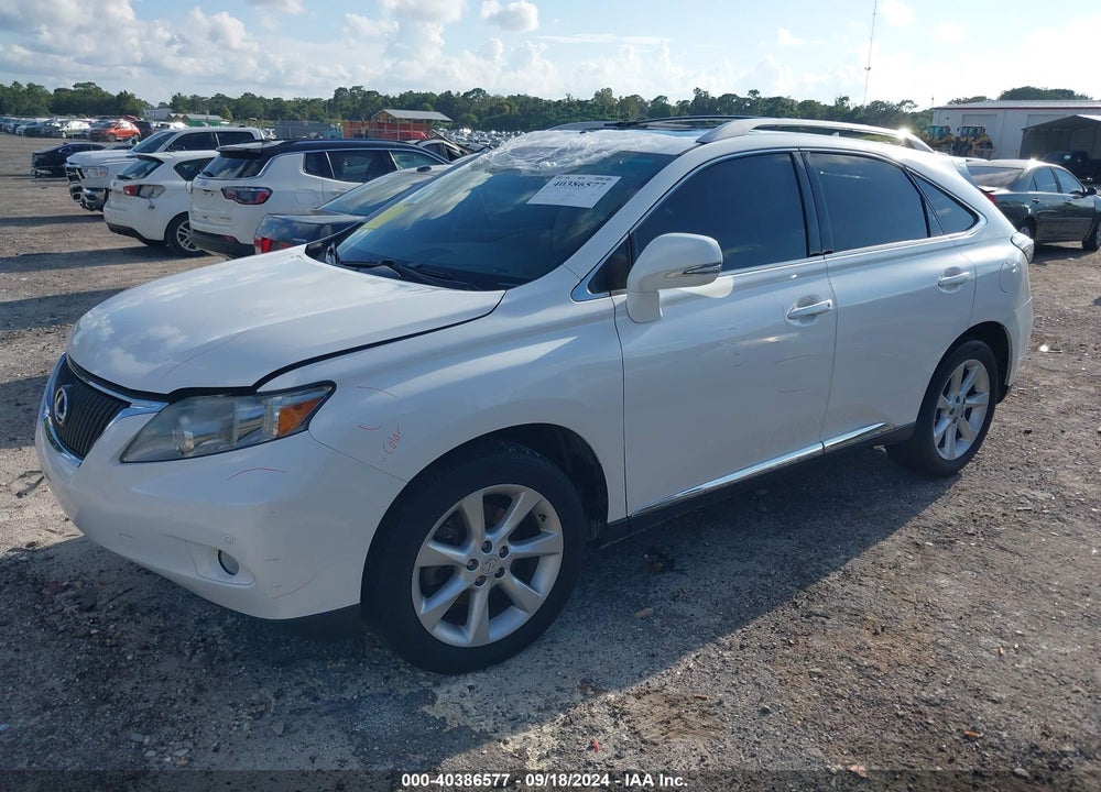 2012 LEXUS RX 350 VIN: 2T2ZK1BA6CC072520