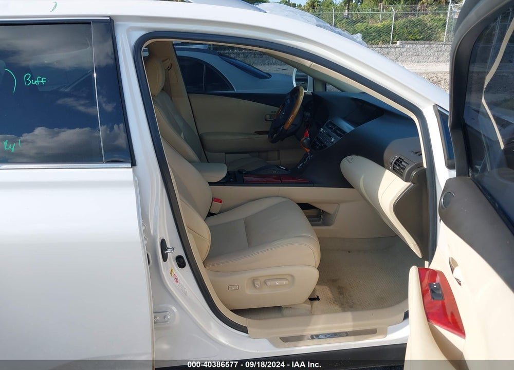 2012 LEXUS RX 350 VIN: 2T2ZK1BA6CC072520