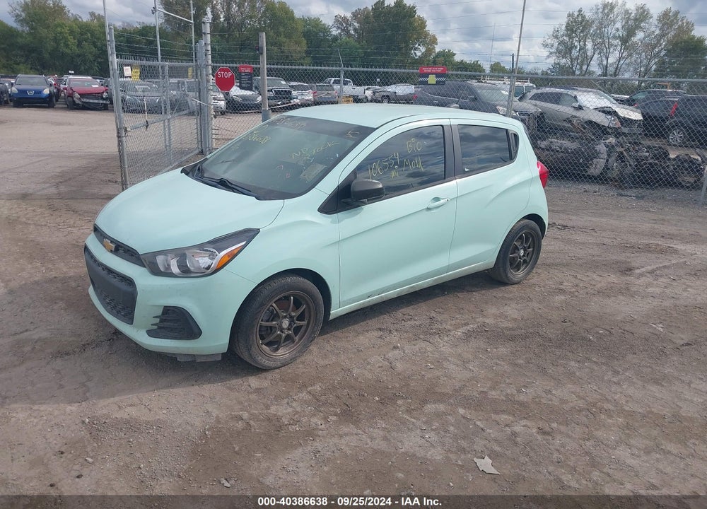 2017 CHEVROLET SPARK LS MANUAL VIN: KL8CA6SA4HC727437