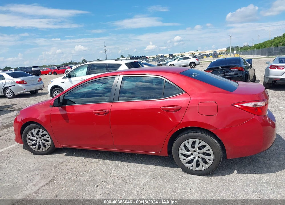 2017 TOYOTA COROLLA LE VIN: 5YFBURHE7HP734184