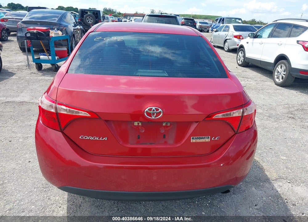 2017 TOYOTA COROLLA LE VIN: 5YFBURHE7HP734184