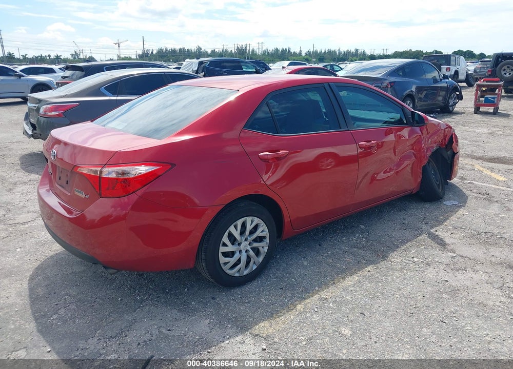 2017 TOYOTA COROLLA LE VIN: 5YFBURHE7HP734184