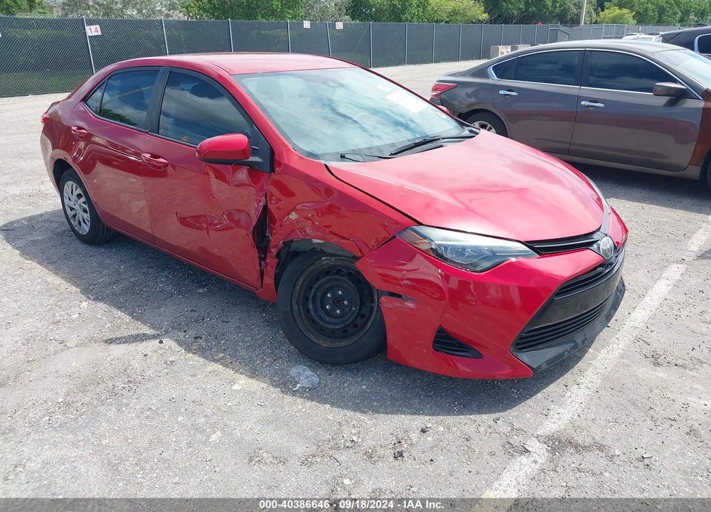 2017 TOYOTA COROLLA LE VIN: 5YFBURHE7HP734184