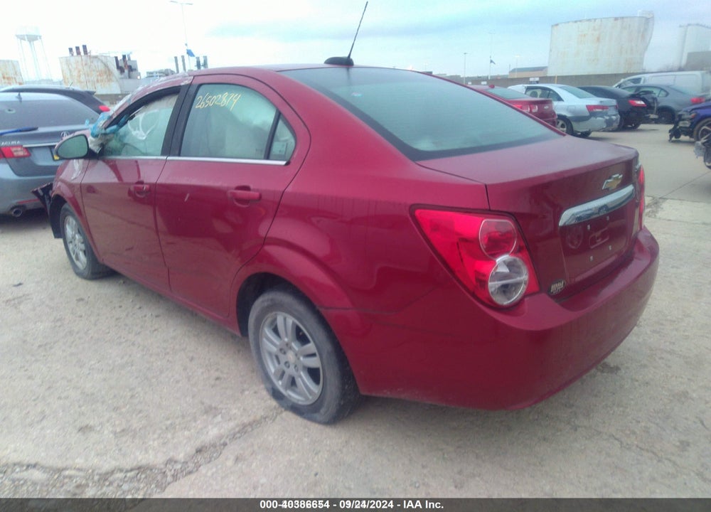 2016 CHEVROLET SONIC LT AUTO VIN: 1G1JC5SH9G4157789