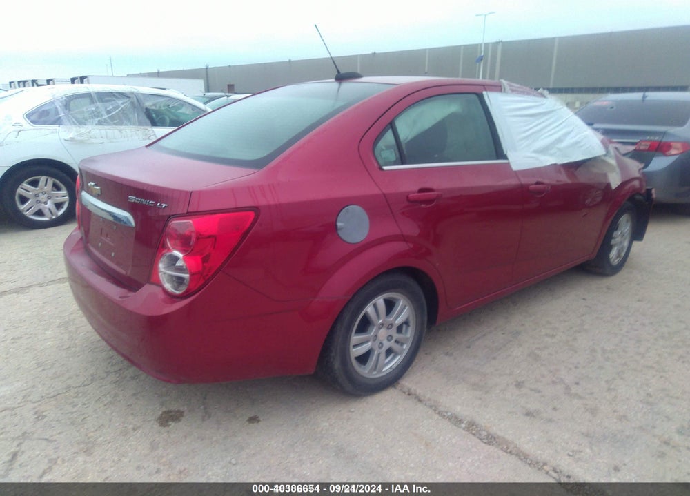 2016 CHEVROLET SONIC LT AUTO VIN: 1G1JC5SH9G4157789