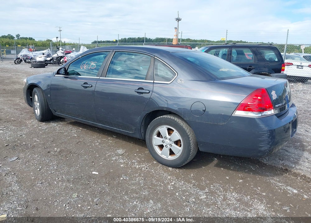 2008 CHEVROLET IMPALA LT VIN: 2G1WT55K581310498